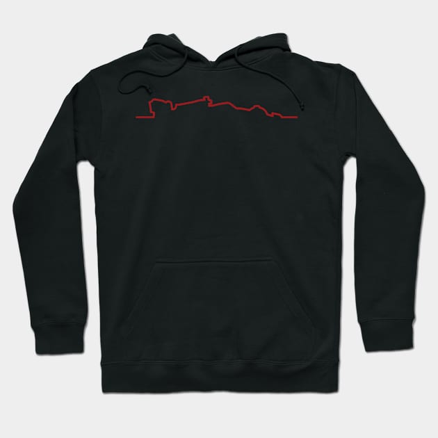 Alfa Romeo F1 Car Line Art - 2022 Model Hoodie by GreazyL